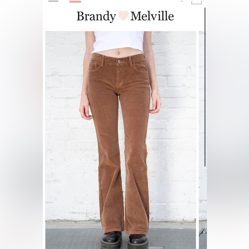 Brown Cargo Pants / Brandy Melville